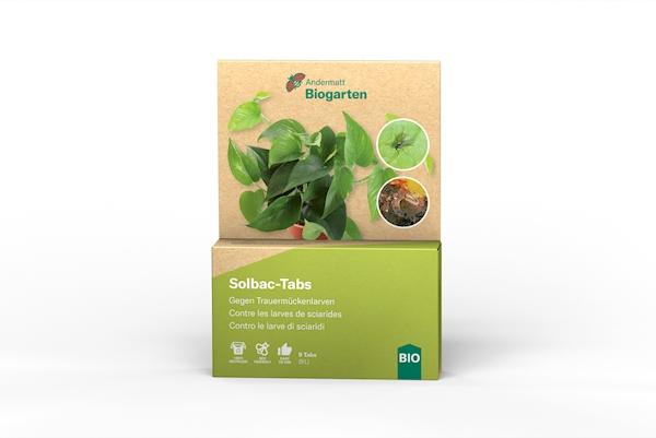 Solbac-Tabs -contre les larves de sciarides: et de moustique