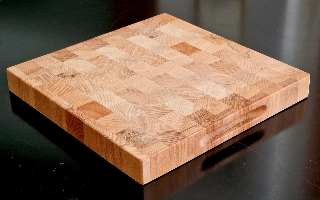 BLOC DE BOUCHER HETRE MM 350X350X40 BB35