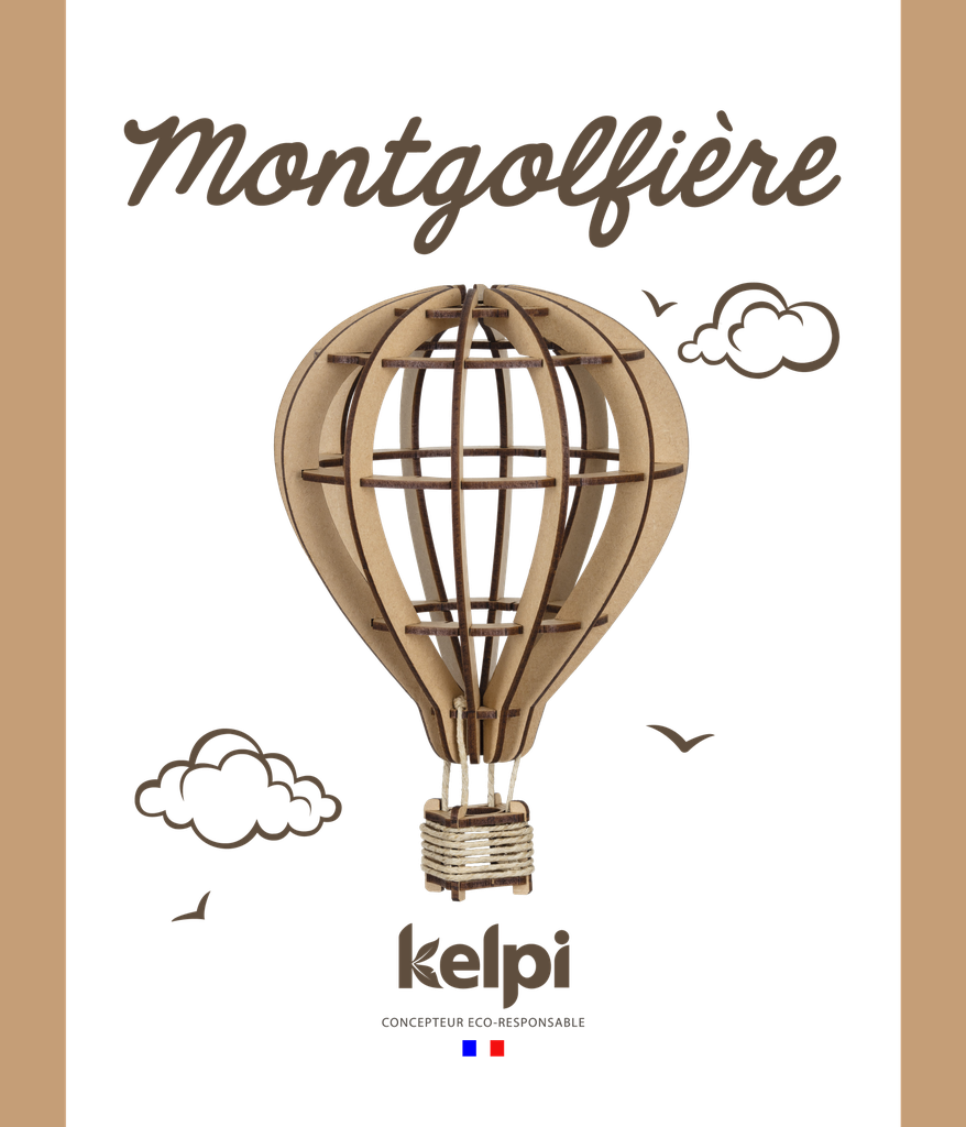 Montgolfiere Bois