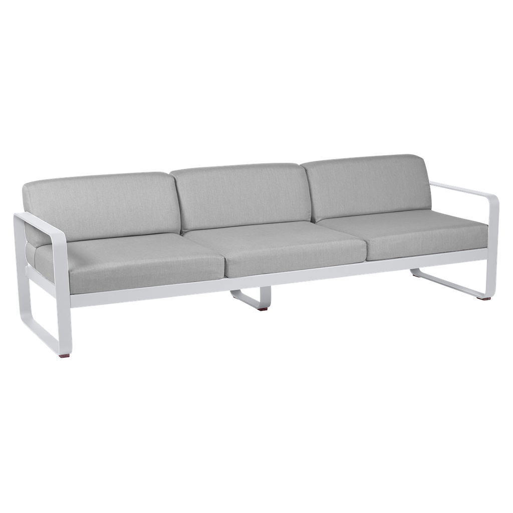 Canapé Bellevie 3 places avec Coussin Gris flanelle inclus