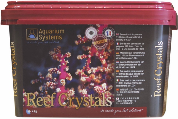 Reef Crystals. sel synthétique. 4kg 110l