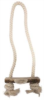 Jouet BARF naturel Corde et 1/2 bois de cerf L