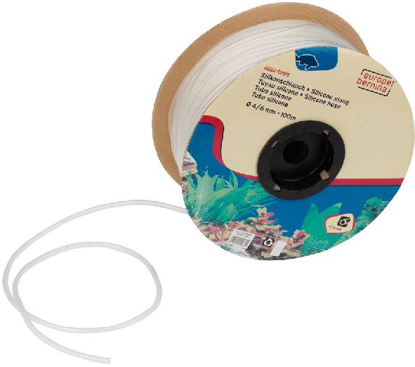 Tuyau à air CO2 silicone transp. Ø 4/6mm