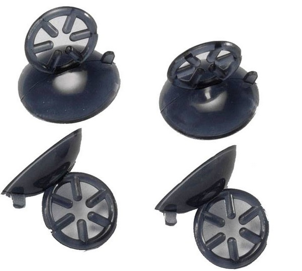 Ventouse étoile noires pour 4/6mm. 4 p.