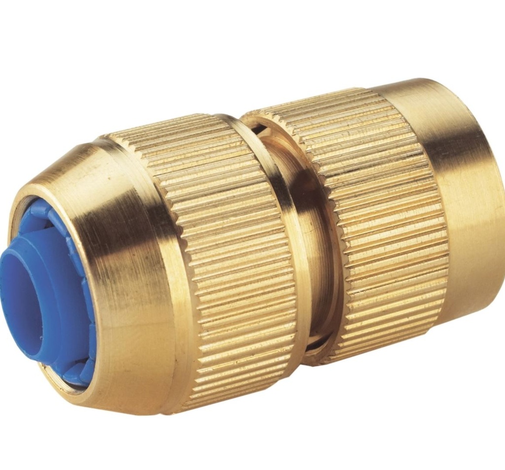 Accoupleur laiton pour tuyau 16/19 mm.