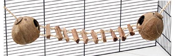 Boule noix de coco. 2x13 cm  échelle