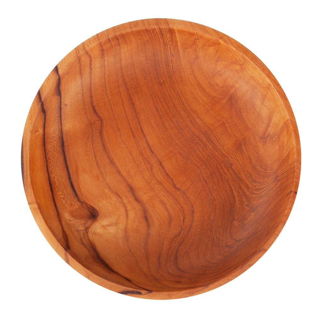 Saladier rond en teck