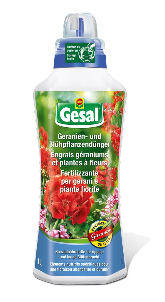 Engrais géraniums et plantes à fleurs