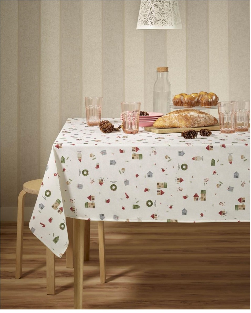 Nappe Imprégnée Berries Allover au mètre