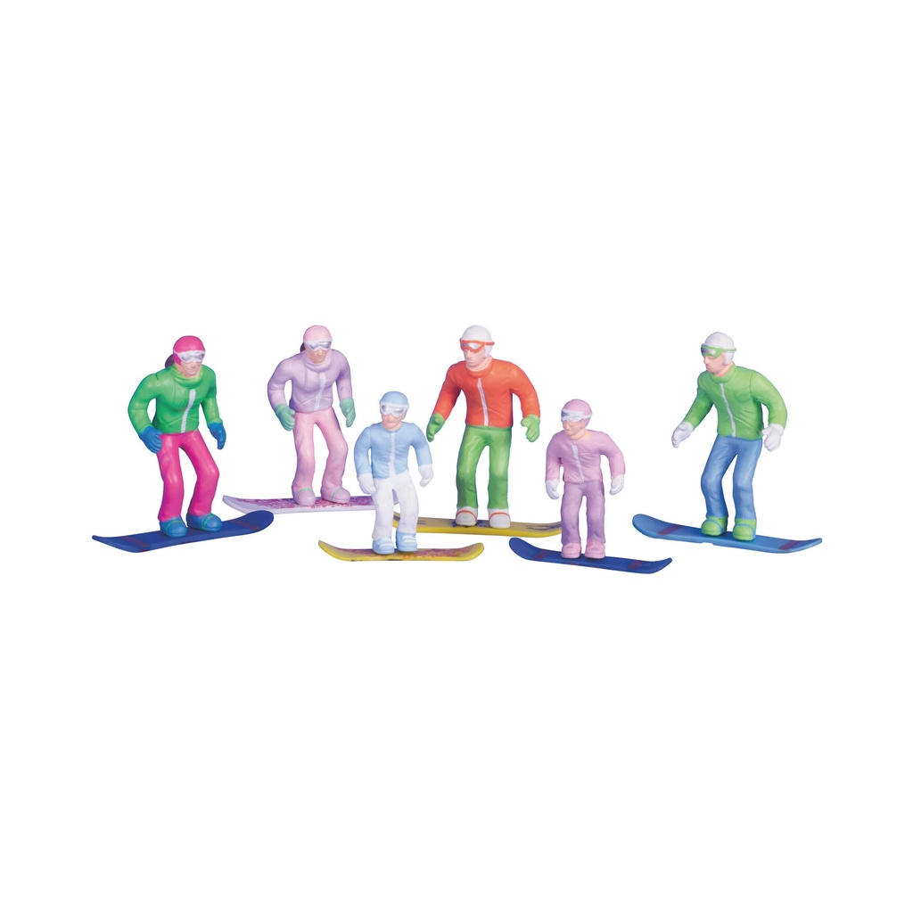 6 Surfeurs debouts