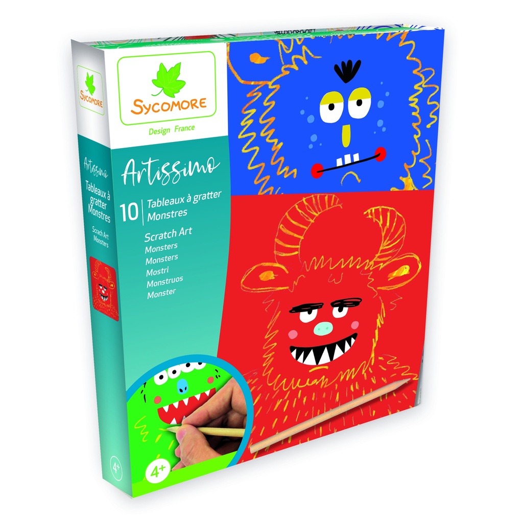 ARTISSIMO SCRATCH ART MONSTRES