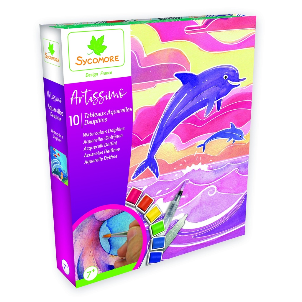 ARTISSIMO AQUARELLE DAUPHIN