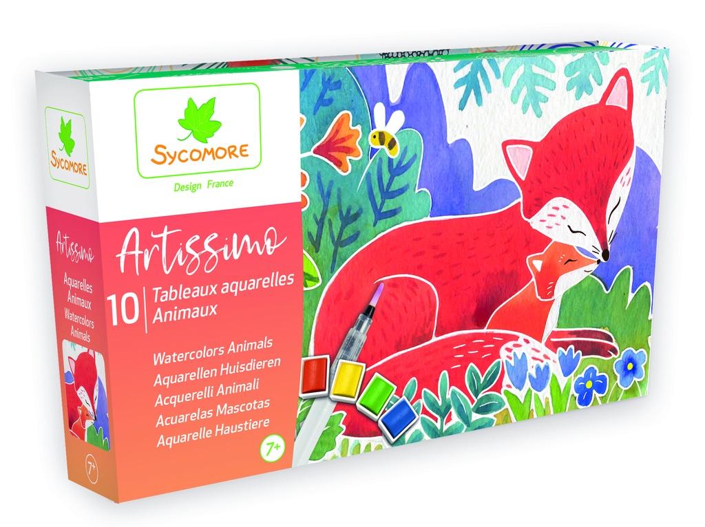 ARTISSIMO PM AQUARELLE ANIMAUX