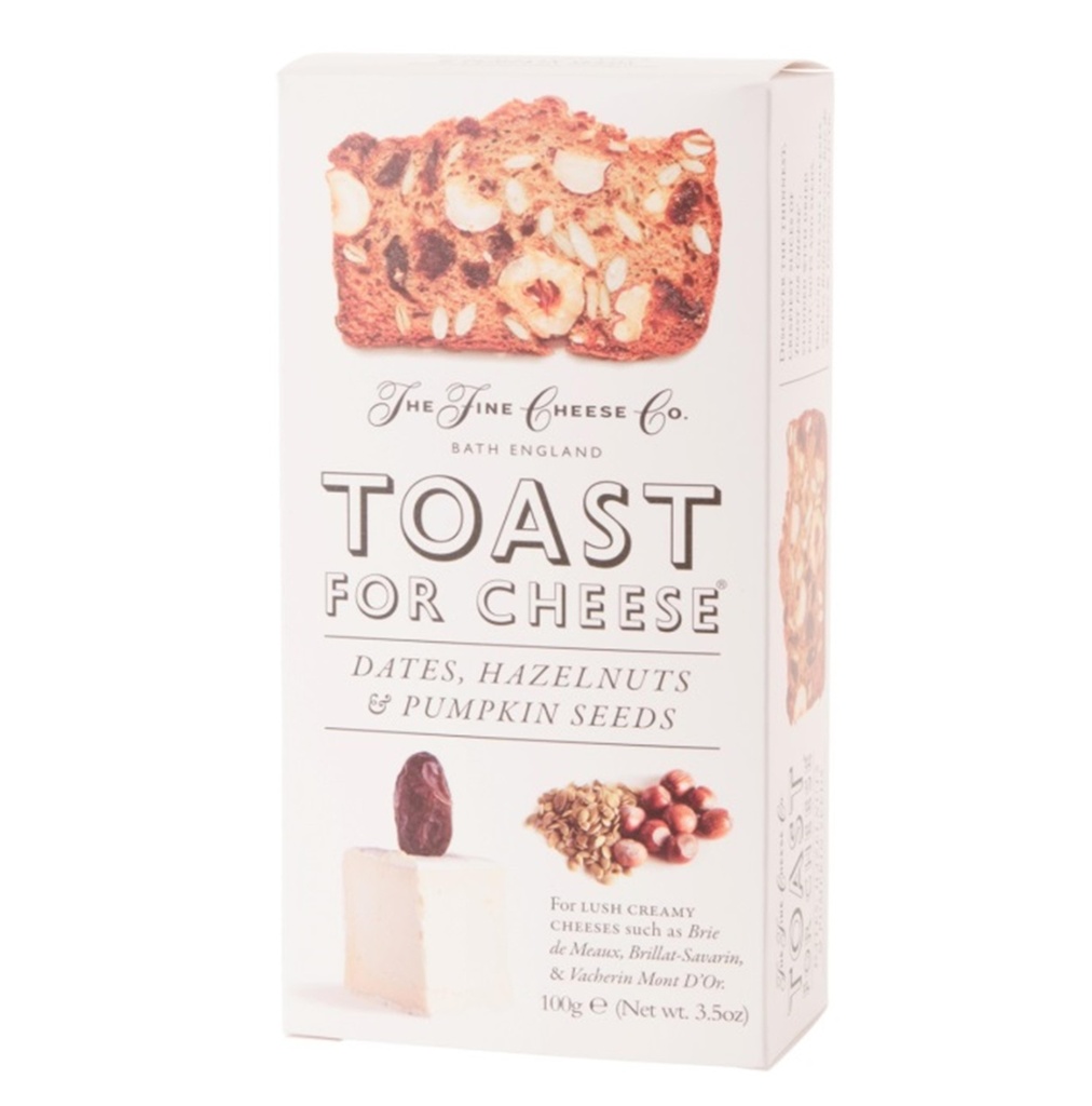 Toasts Dates, Noisettes et Graines de Citrouille