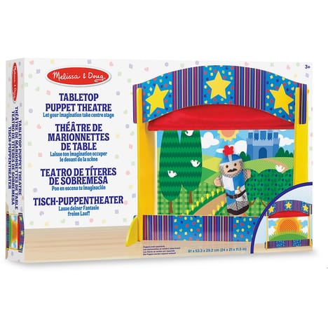 Theatre Des Marionnettes De Table Bois