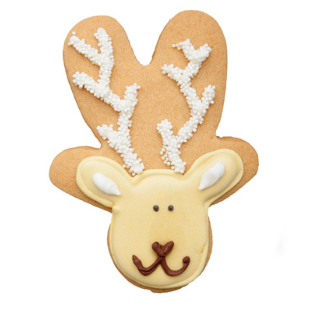 Sablé Déco Noël Beige Reindeer