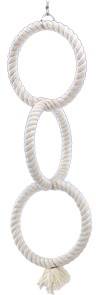 3 anneaux 72/24 cm-balançoire en coton 72/24 cm