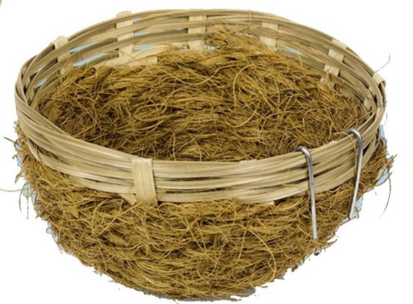 Nid en bamboo?? en coco. Ø 13 x 6cm