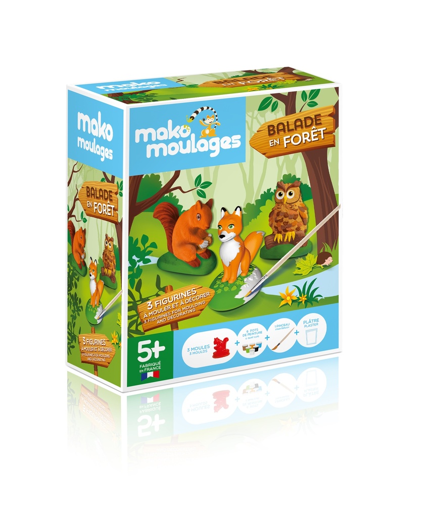 MAKO KIT 3 MOULES BALADE EN FORET