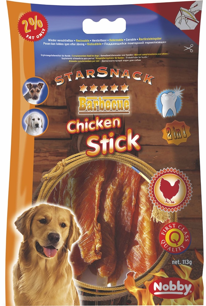 BARBECUE Sticks au poulet 13.5 cm. 113g