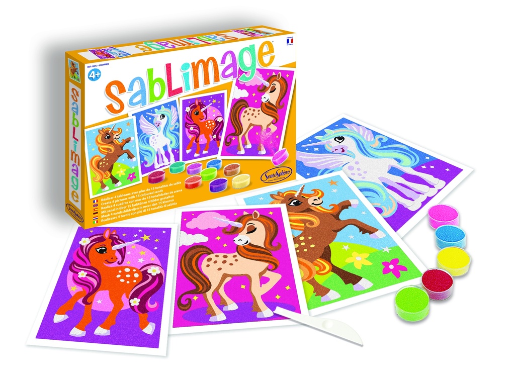 Sablimage Licornes 