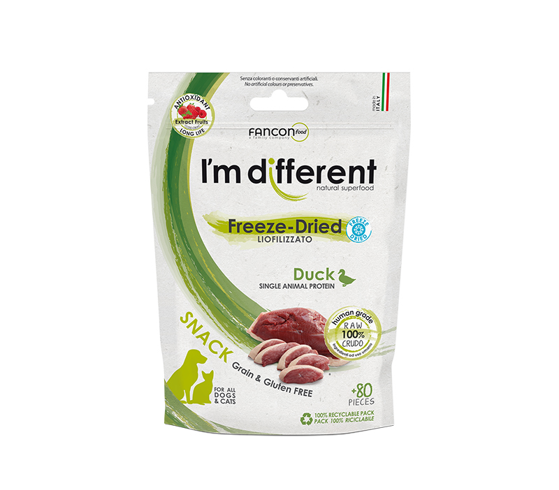 I m different Snack Treats canard 40g
