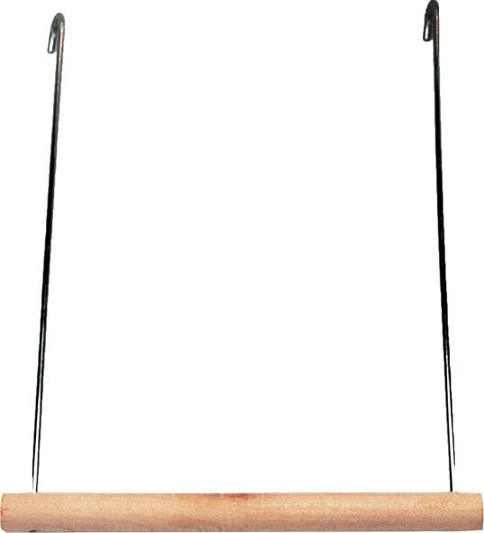 Balançoire en bois. 12 x 14 cm