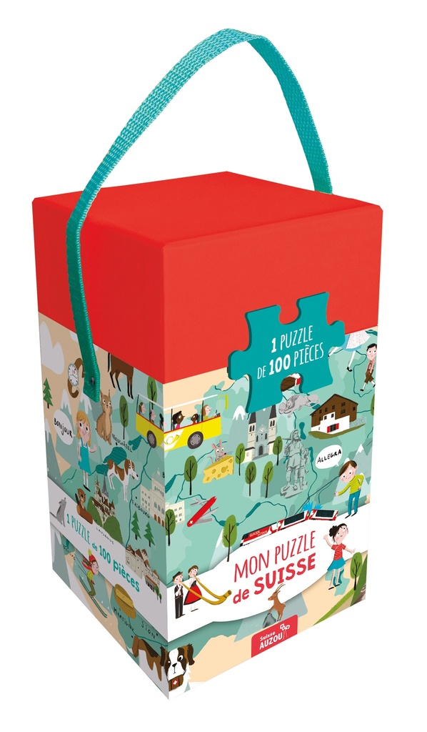 Mon puzzle carte de Suisse
