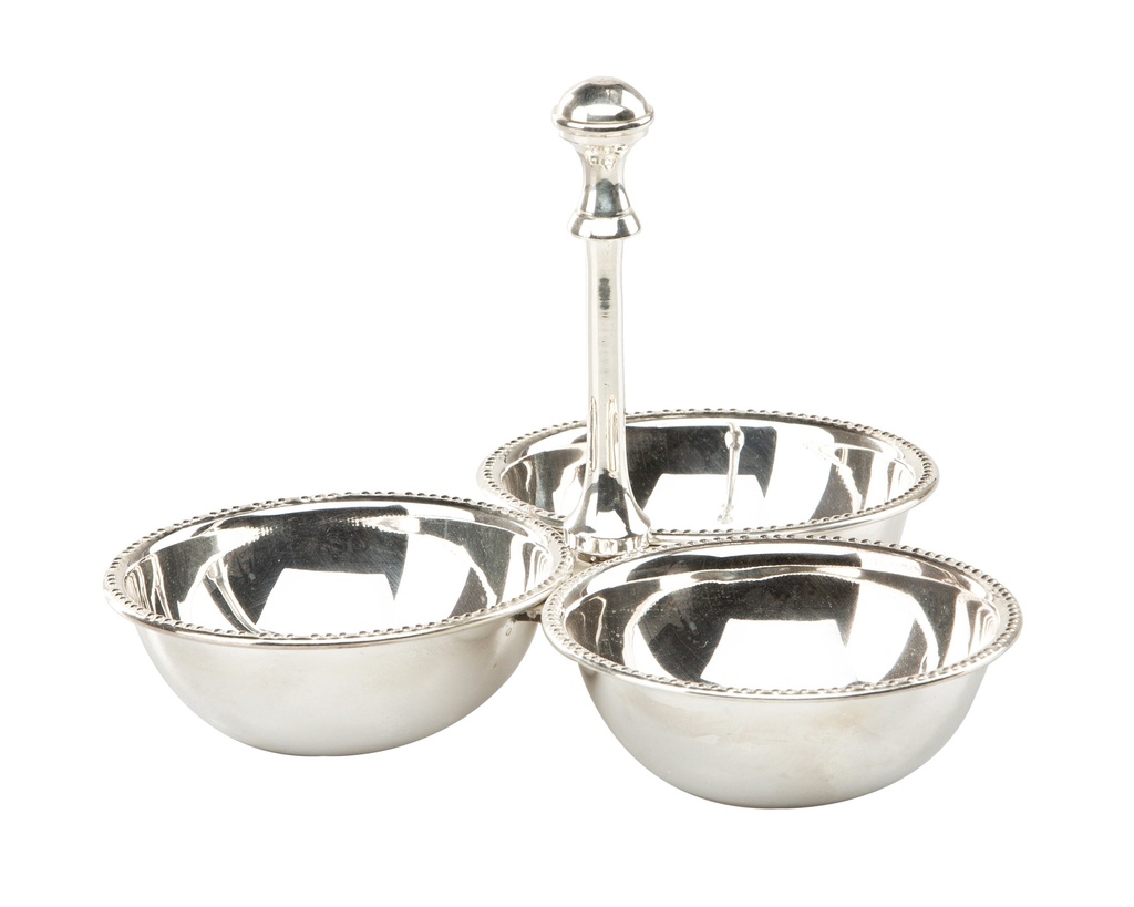 Coupelle aperitif 3 compartiments