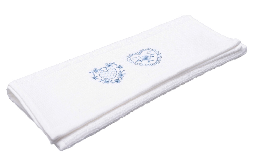 Serviette Invité Broderie 30x50cm