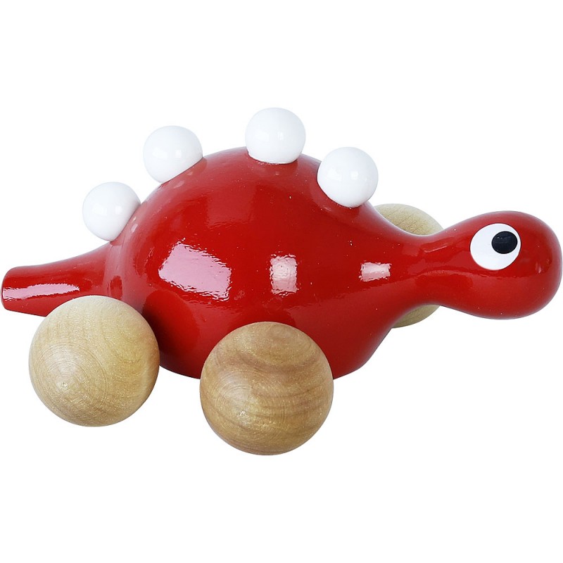 Jouets à promener Gino le dino rouge