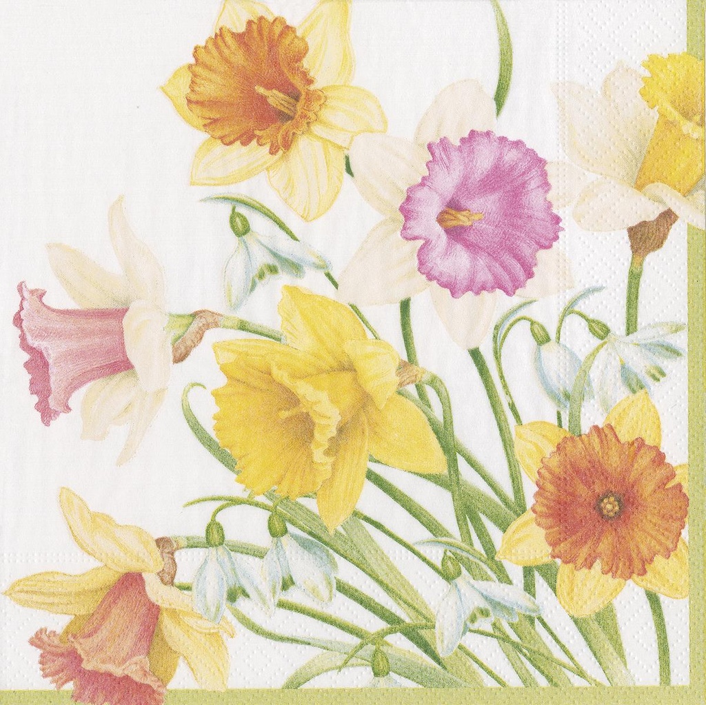 Serviette Lunch Daffodil waltz