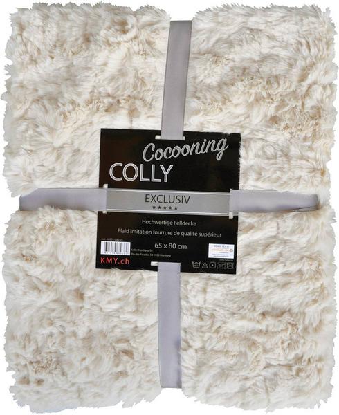 Couverture fourrure soft 65x80cm beige