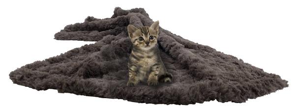 Couverture fourrure soft 65x80cm brun