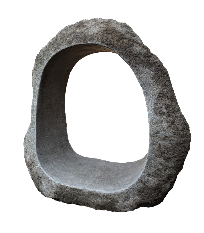 Pierre décorative unique Big Hole