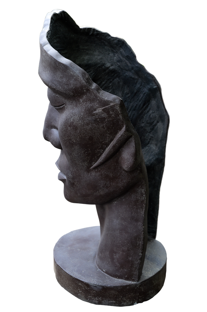 Masque Humain incliné à Gauche