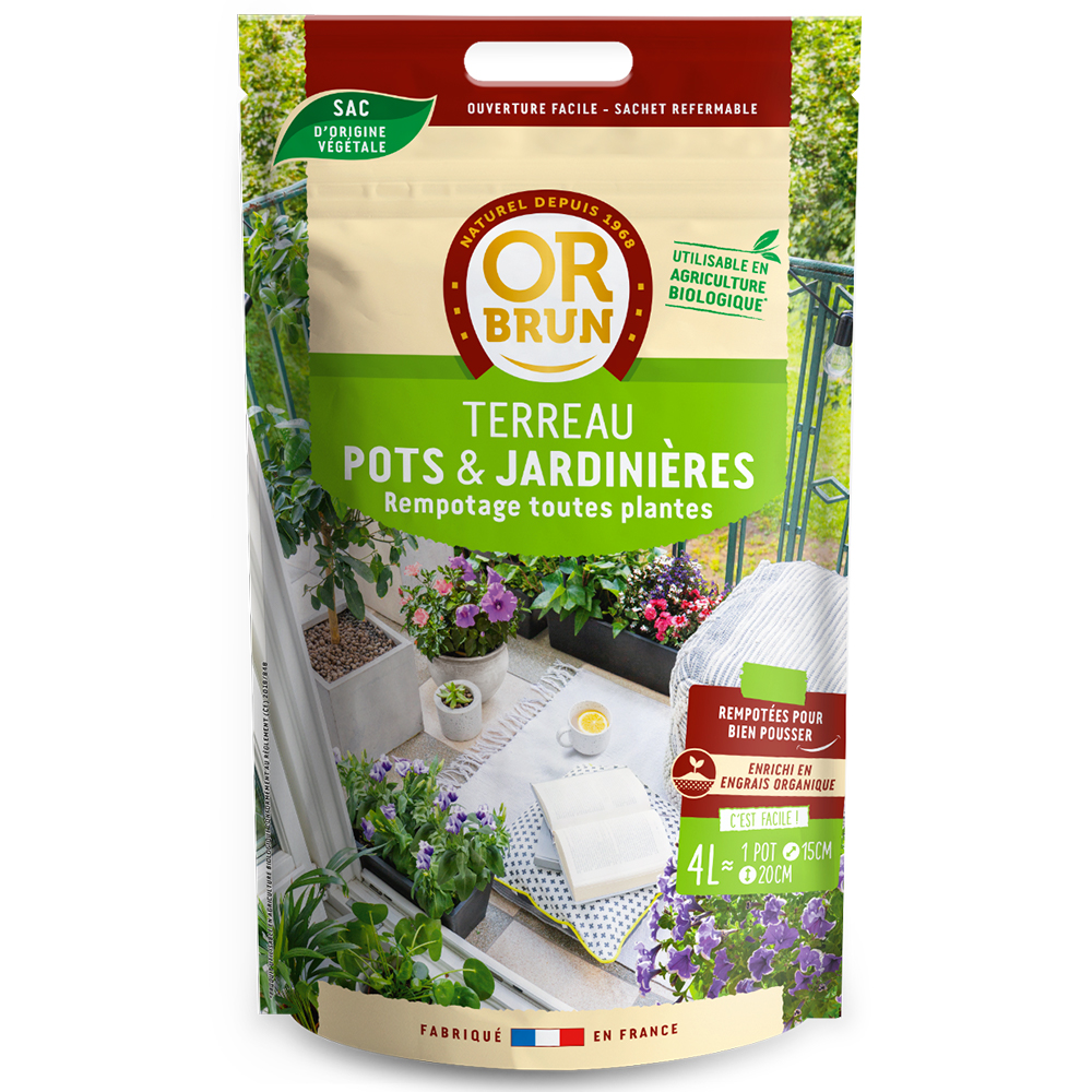 Terreau Pots et Jardinieres 4L