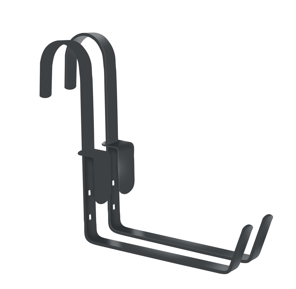 Lot de 2 supports crochet pour jardinière 18 cm