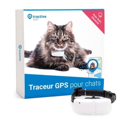 Traqueur GPS Tractive chat