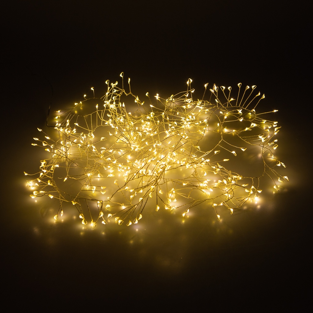 Guirlande 500 Micro LED Chaudes et Multicolores Int./Ext.