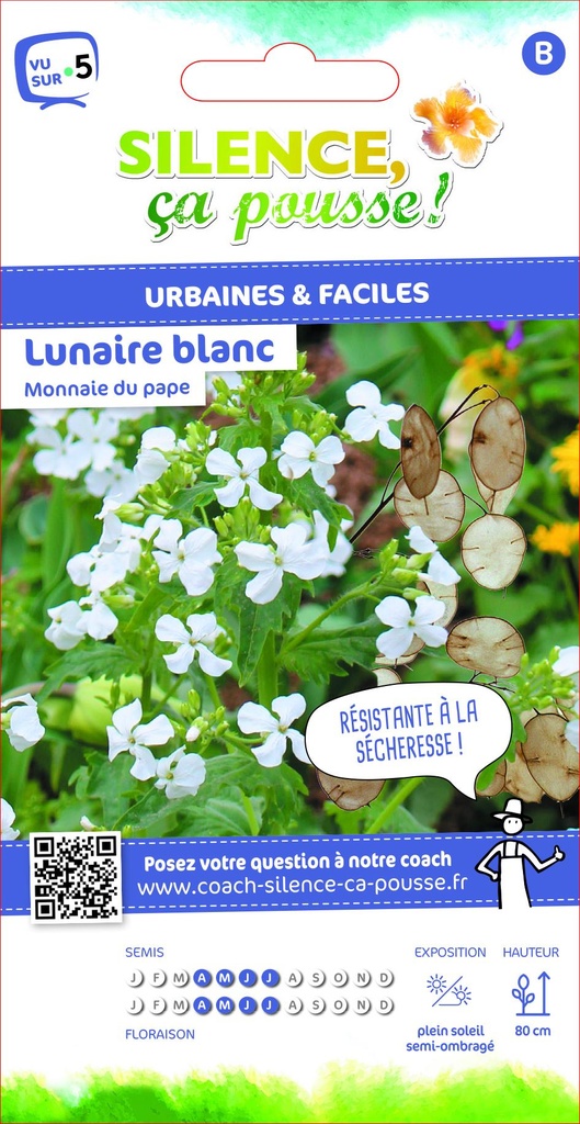 Lunaire Blanc (Monnaie du Pape)