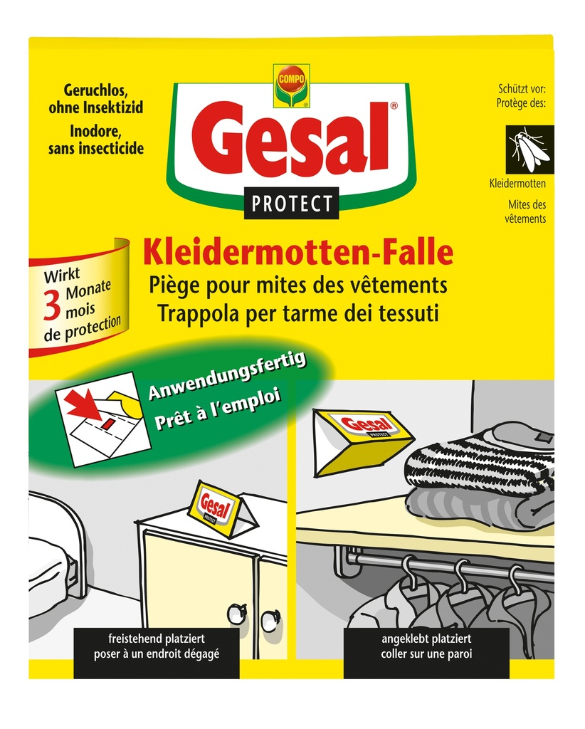 Piège pour mites de vetements