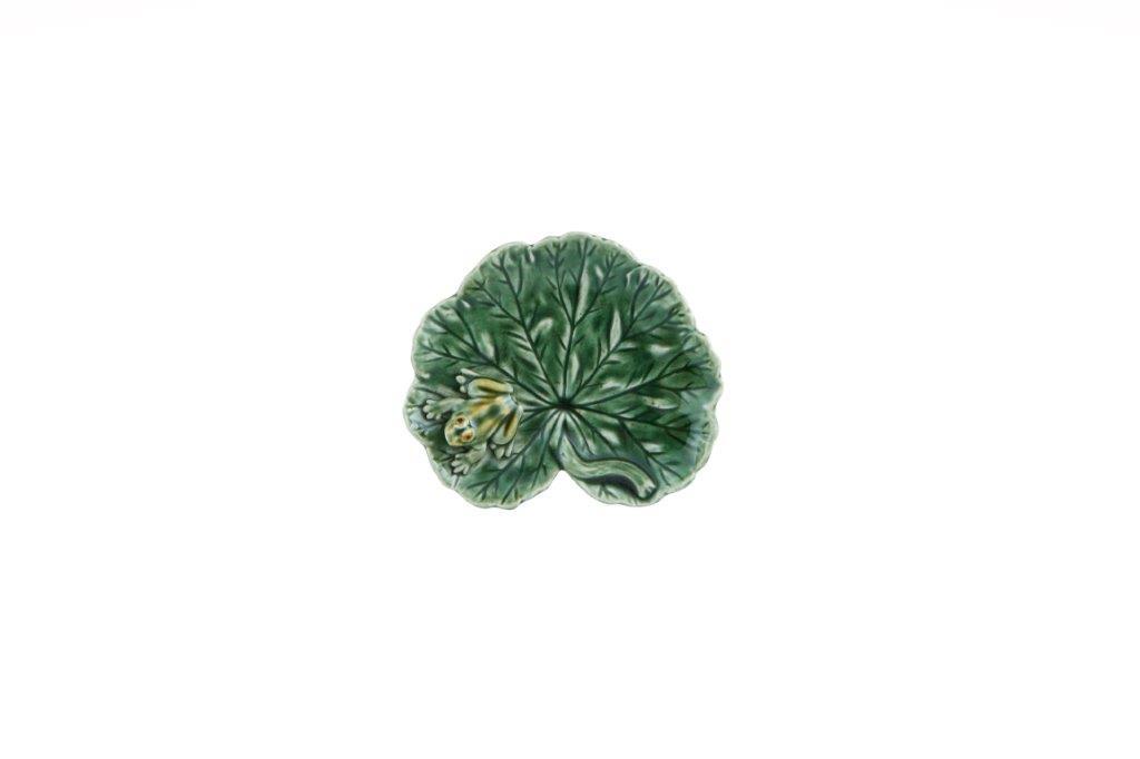 Feuille Géranium avec Grenouille