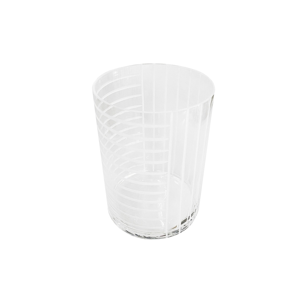 Photophore cylindrique taillé