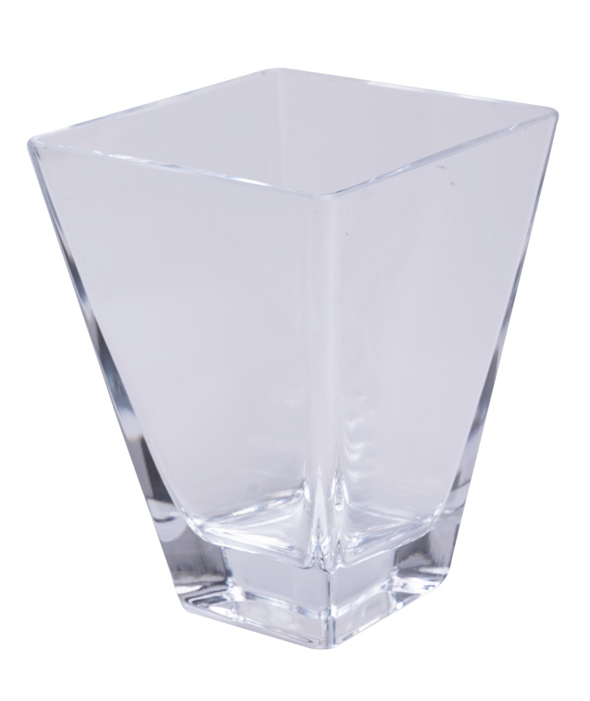 Vase carré évasé