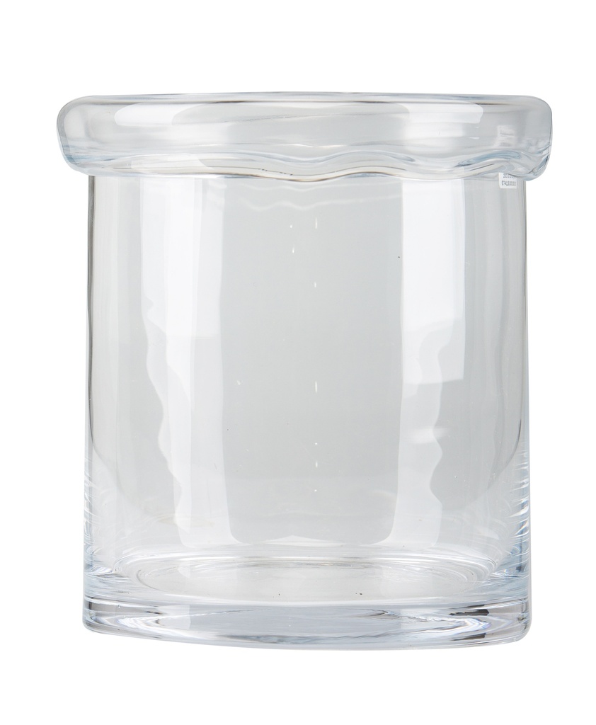 Photophore cylindrique bord large