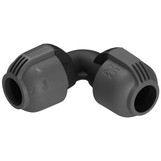 Coude 90° en L 25mm