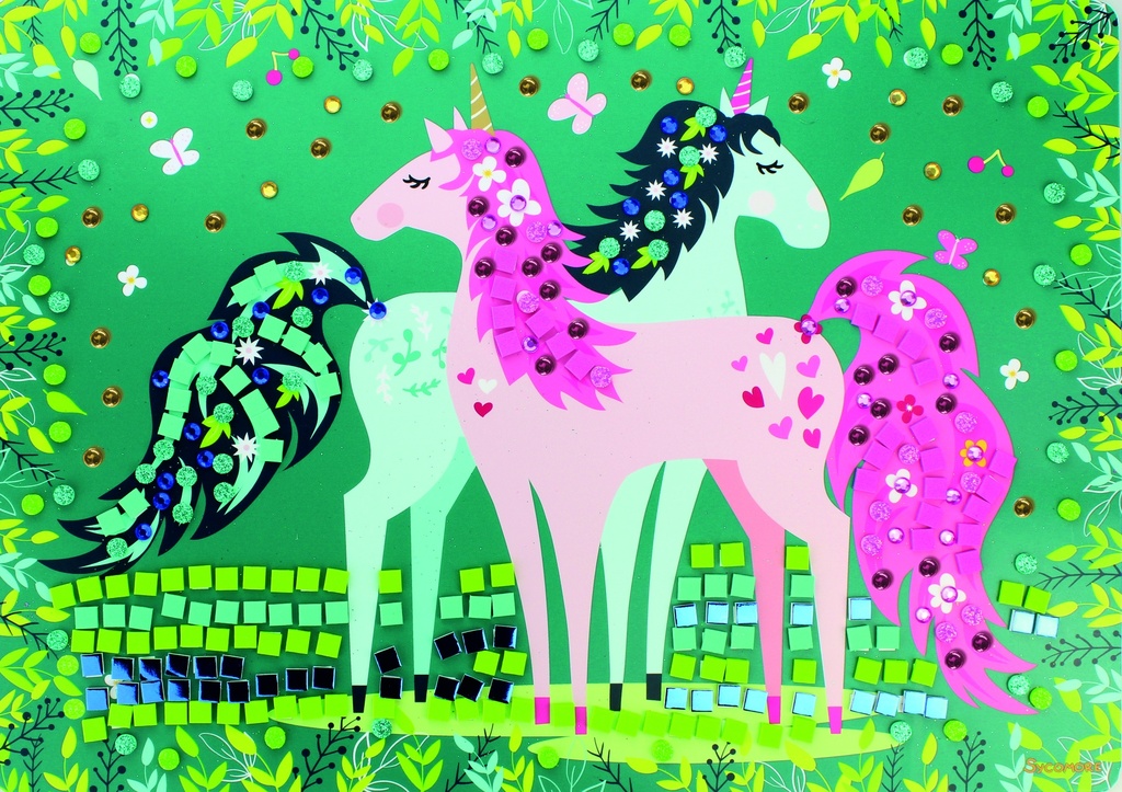 STICK'N FUN MOSAIQUES LICORNES