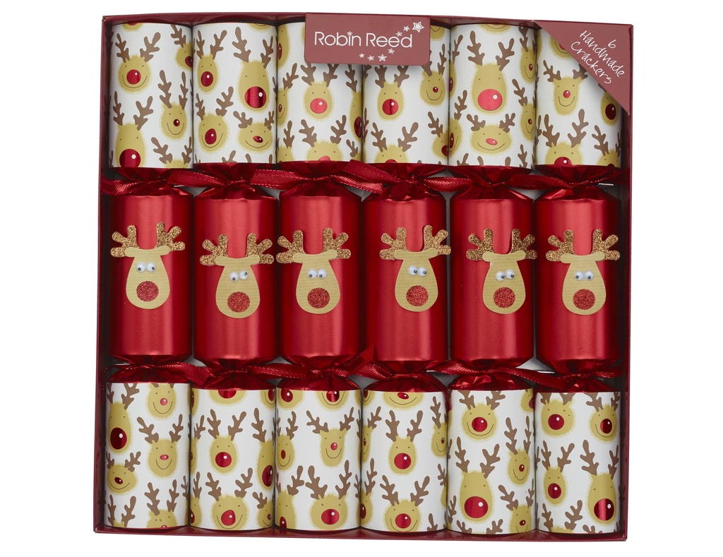 Crackers Racing Reindeer 6 pièces