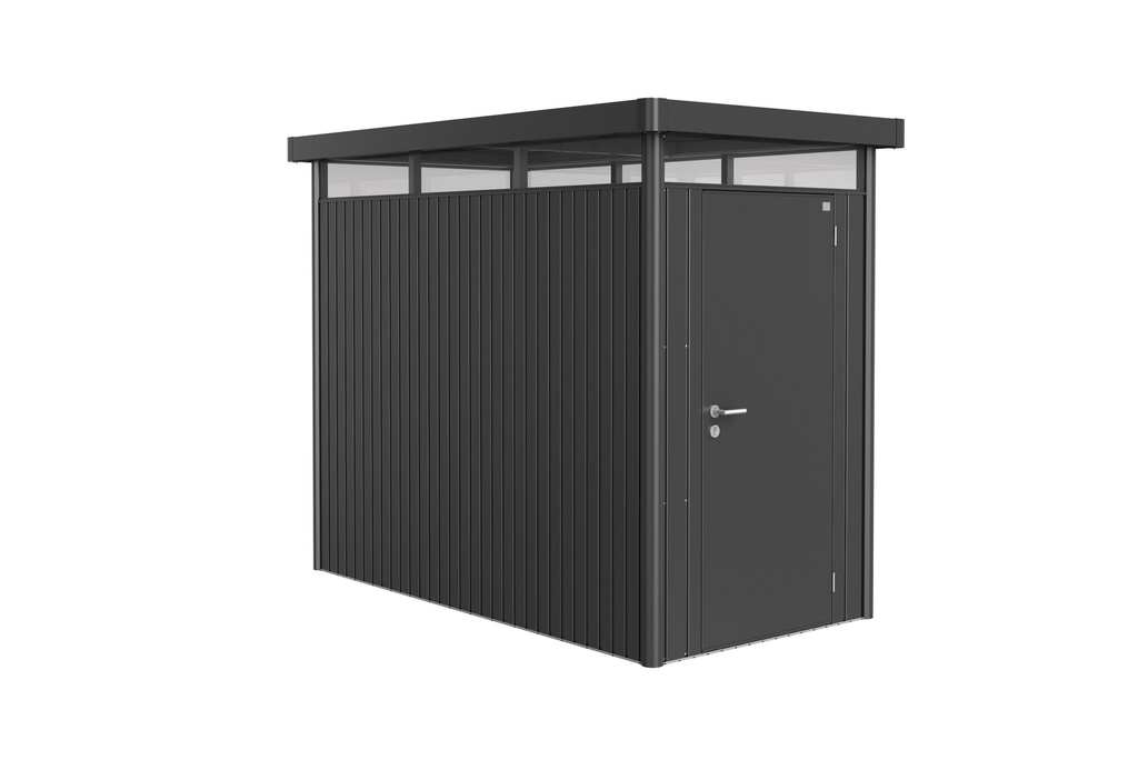 Abri de jardin HighLine T. H1S, porte standard pour montage petit côté